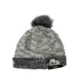 New Era NFL Cable Knit Pom Beanie Sherpa Lined Winter Hat Gray Womens OS