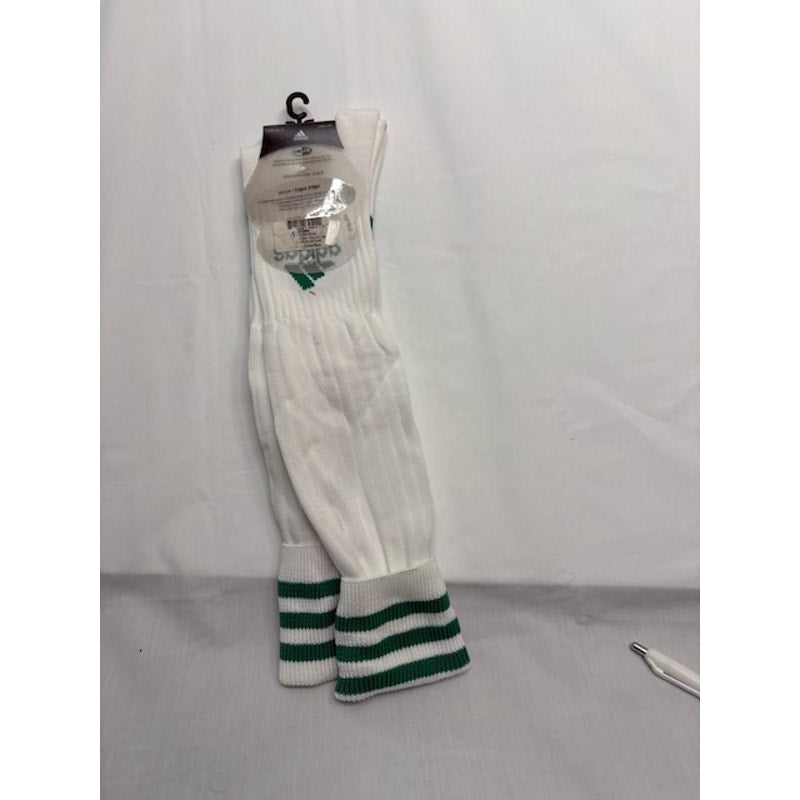 Adidas Copa Edge Soccer Socks Knee High White/Black Youth LG Shoe Size 3-9