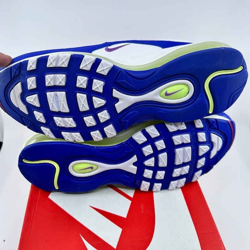 Nike Air Max 97 QS 2020 Easter Shoes CJ0591-100 White Purple Nebula Mens 8.5