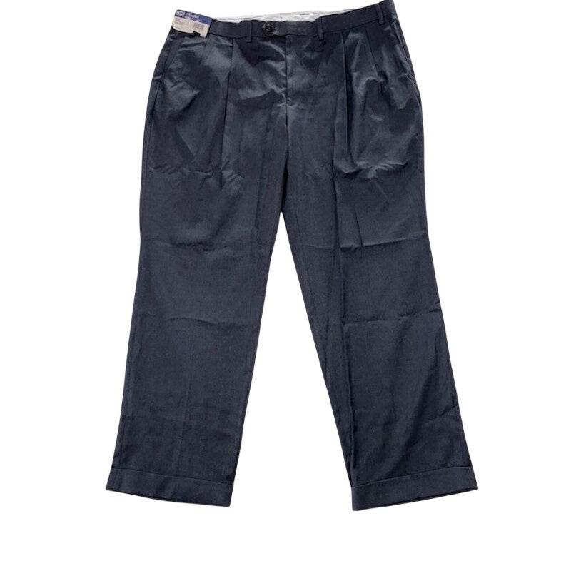 Ralph by Ralph Lauren Dress Pants Mid Rise Pleated Front Blue Mens Sz 42x30