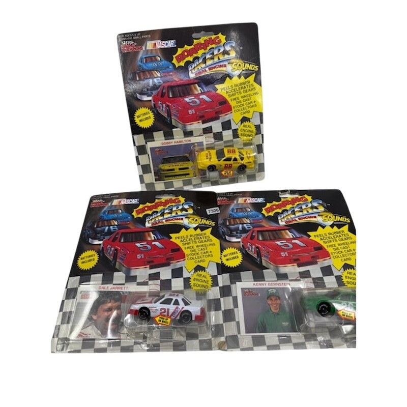 Racing Champions Roaring Racers NASCAR 1990 1:64 Scale Diecasts - 3 Pieces
