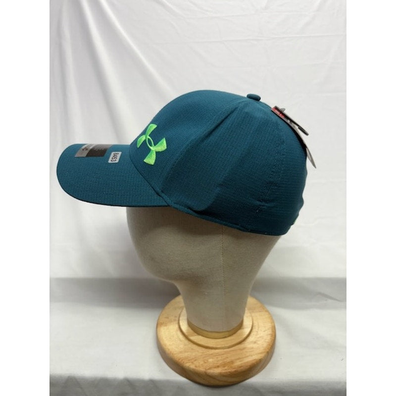 Under Armour Baseball Cap UA Classic HeatGear Teal Green Mens Size S/M