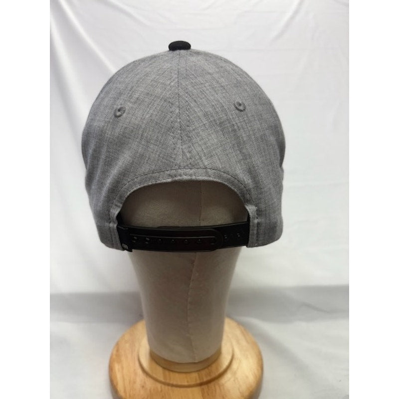 Travis Mathew Flexfit 110 Snapback Hat Palm Patch Gray Black Unisex OSFM
