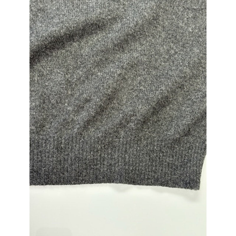 Scott James Crewneck Sweater Elbow Patch Pullover Cashmere Gray Mens Size XXL