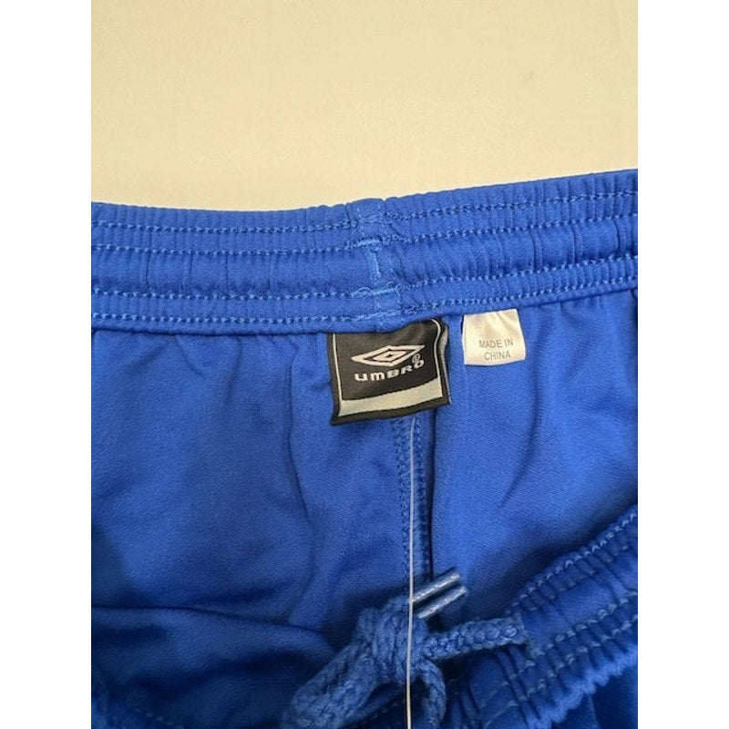 Umbro Seville Shorts Elastic Waist A4852NJ Royal Blue/White Men's Size XL