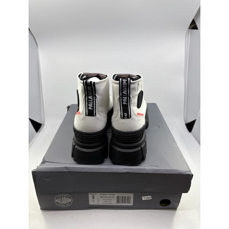 Palladium Revolt Hi TX Ankle Boot 97242-116-M Start White Womens Size 9