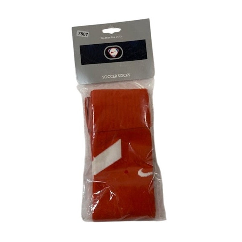 Nike Mexico Game II Soccer Socks Over The Calf Orange/White Size 6.5-12