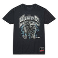 Mitchell & Ness Mens Crease Lightning Tee Los Angeles Kings Charcoal Size XL