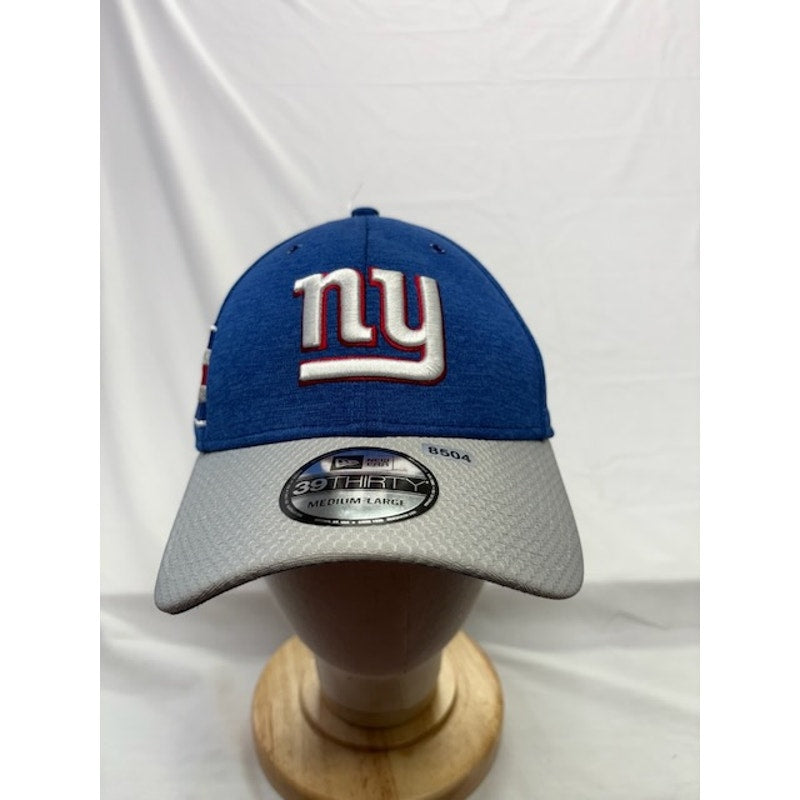 New Era New York Giants 39THIRTY NFL On-Field Sideline Hat Blue Gray M/L