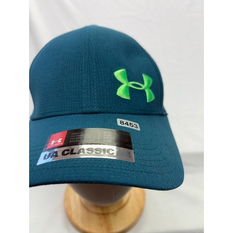 Under Armour Baseball Cap UA Classic HeatGear Teal Green Mens Size S/M