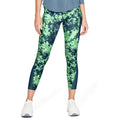 Under Armor Compression Leggings HeatGear Printed Mesh-Inset Green Womens XL