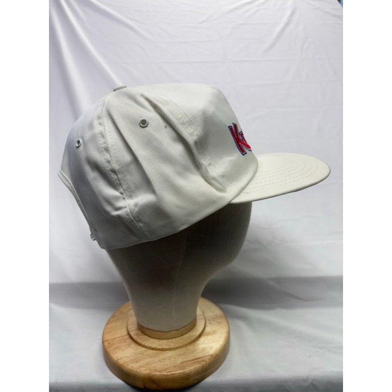 Krusteaz Snapback Hat Embroidered Logo Cap USA White Mens Unisex One Size