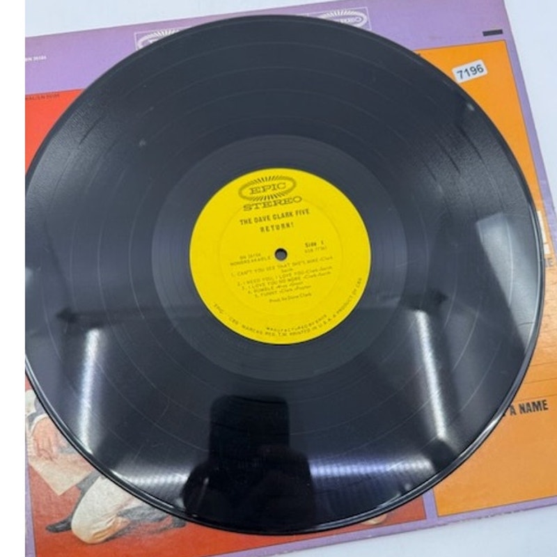 The Dave Clark Five – The Dave Clark Five Return! Vinyl Record Album