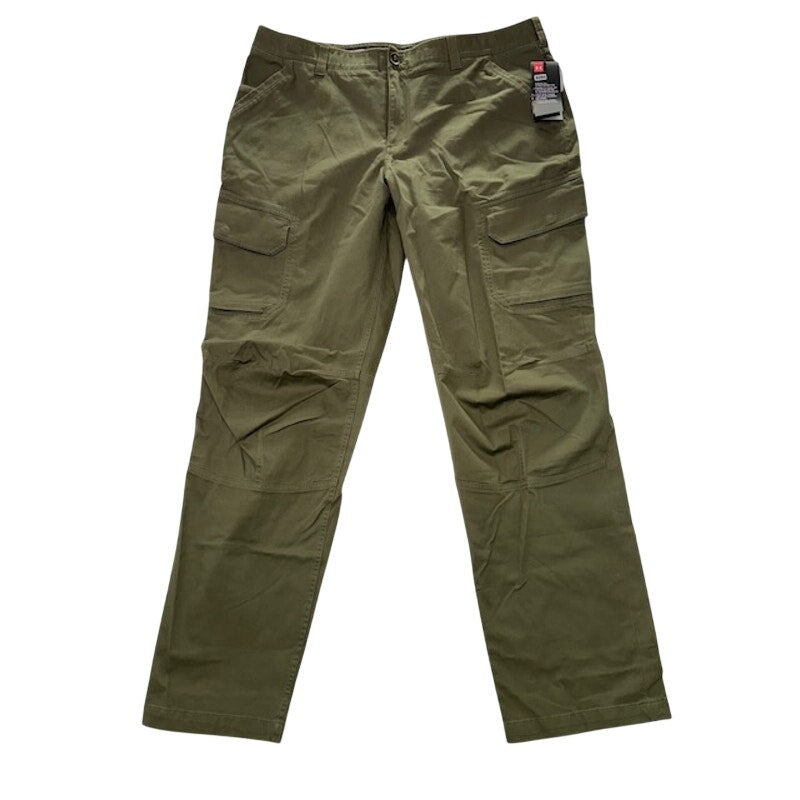 Under Armour Payload Cargo Pants Straight Marine OD Green Mens Size 40x34