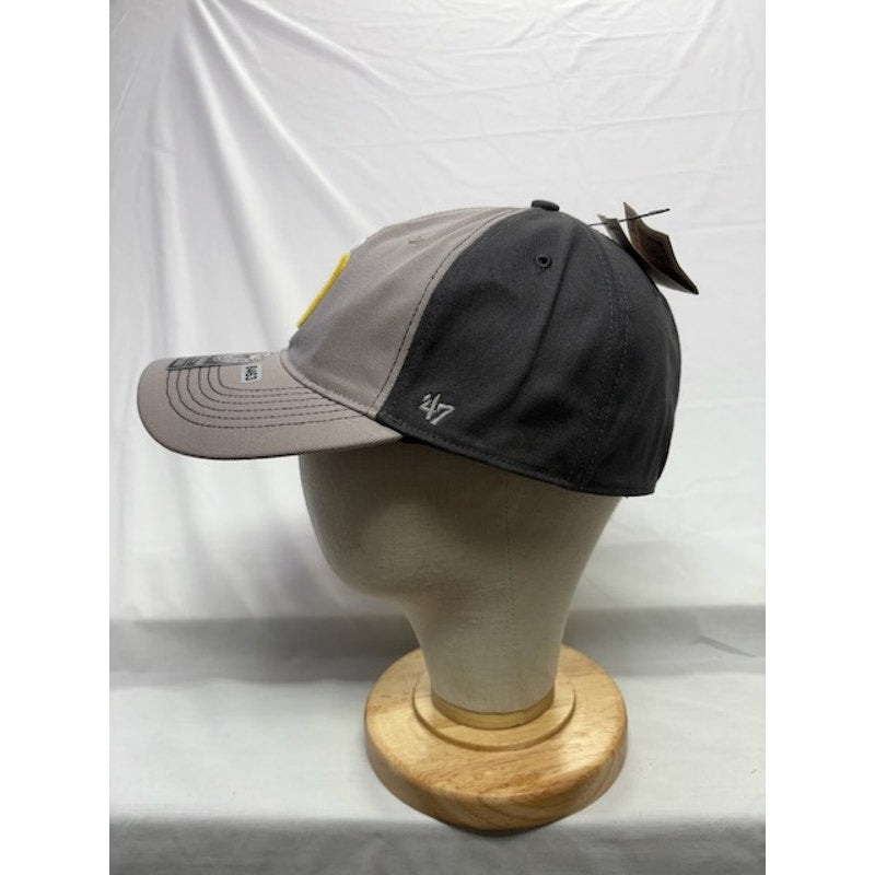 47 Brand San Diego Padres Adjustable Hat Embroidered Logo Gray Black OSFM