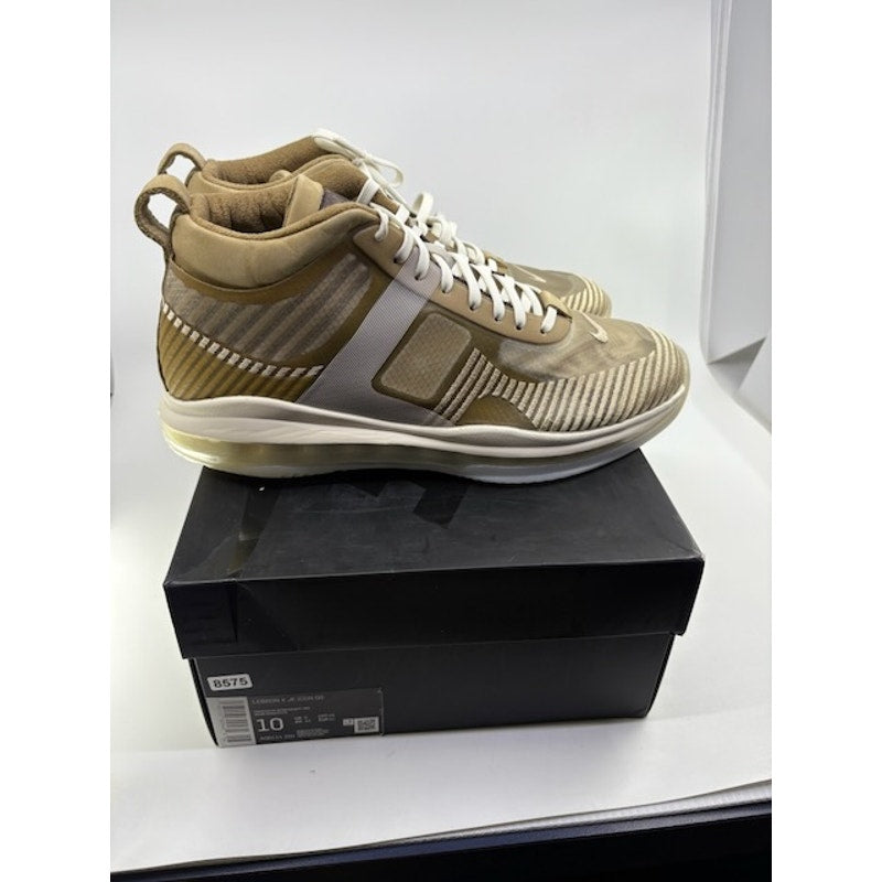 Nike LeBron X JE Icon QS Air Max Shoes  AO2588-200 Beige Tan Mens Size 10