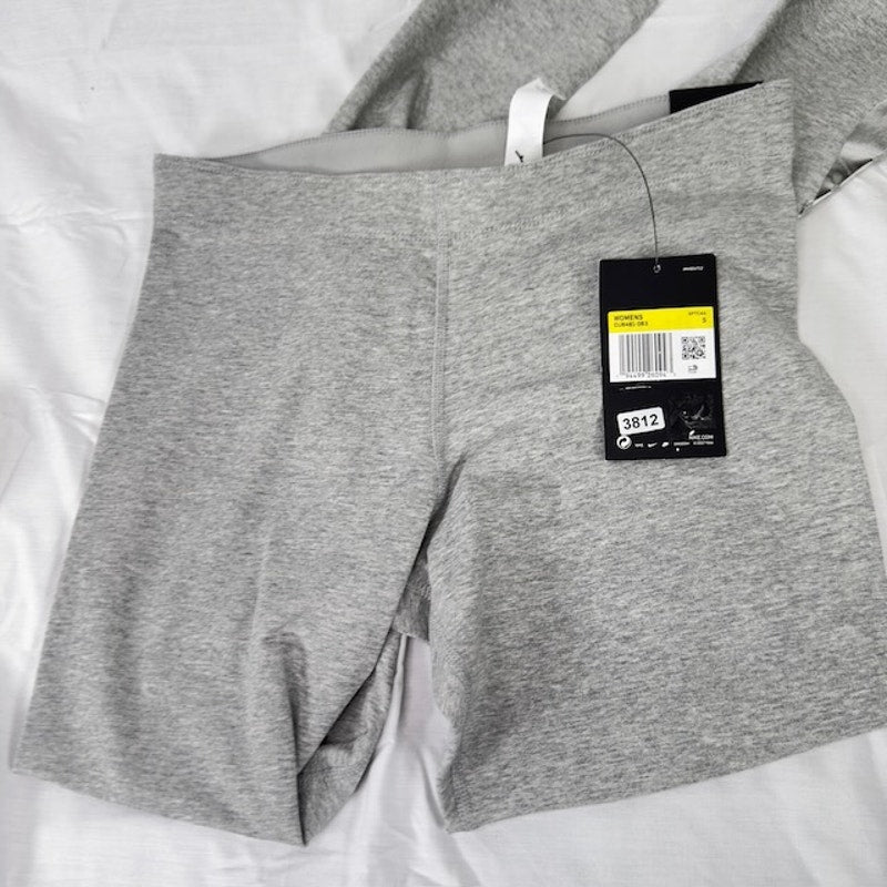 Nike Icon Clash Legging Tight Fit High Rise CU6481-063 Heather Gray Womens S