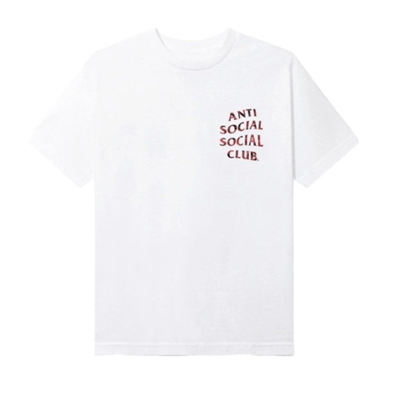 Anti Social Social Club Tee Shirt Short Sleeve Crew Neck Graphic White Size S