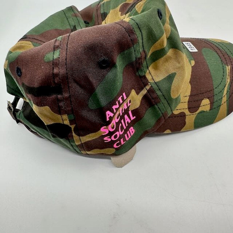 Yupoong The Classics Flexfit Camo Dad Cap Adjustable Fit Brown Green Mens OS