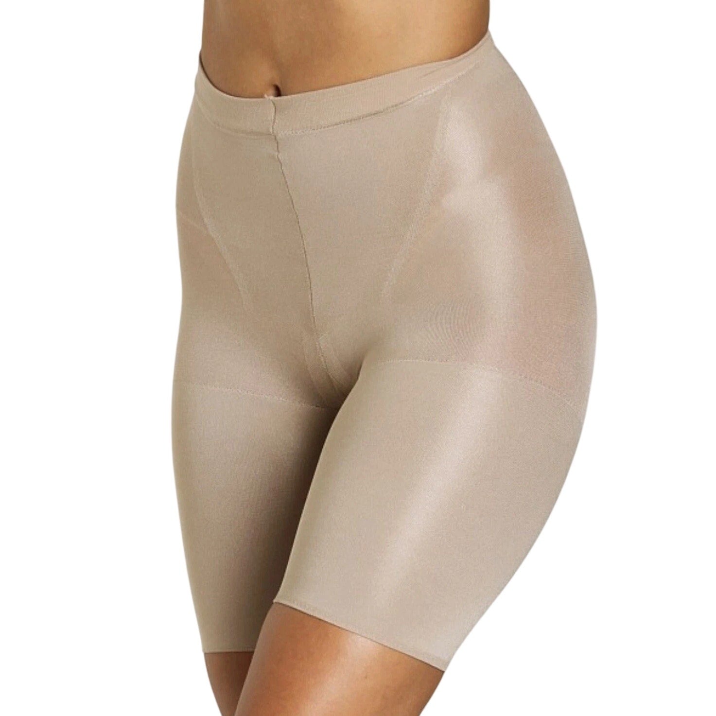 SPANX Super Power Panties Mid-Thigh Shaper Super Tummy Control Nude Size G