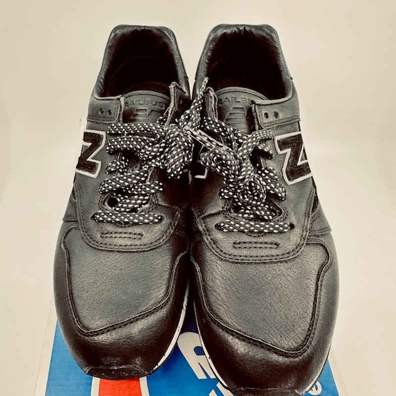New Balance Undefeated x Trailbuster Unbalanced Sneakers Black White Mens Size 9