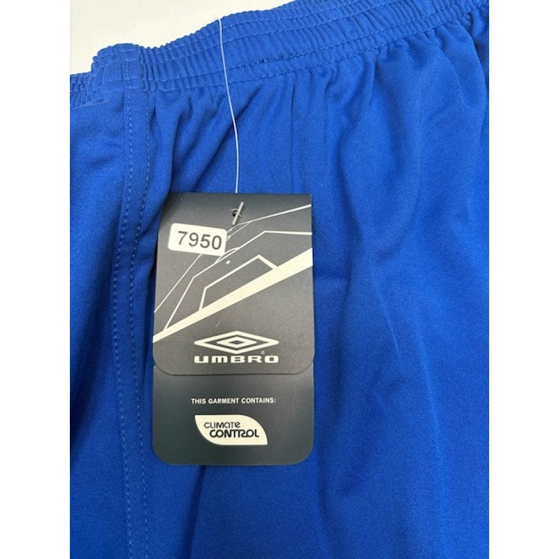 Umbro Knitted Shorts Elastic Waist Pull-On U91515 Royal Blue/White Mens XL