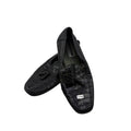 Florsheim Imperial Caiman Alligator Tass Slip On Loafer Shoes Black Mens Size 8