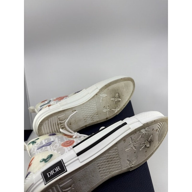 Dior B23 High x Kenny Scharf B23 High Top Sneaker Quartz Oblique Multi EU 46