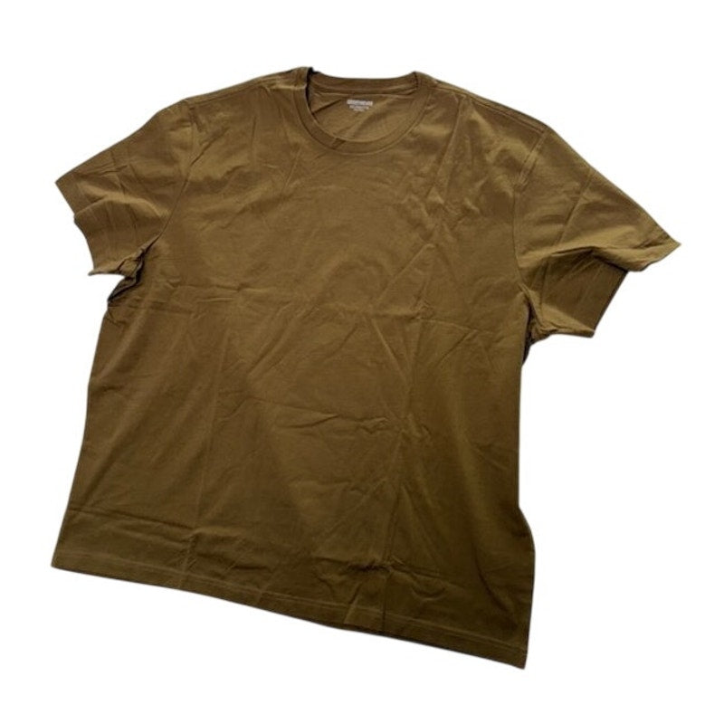 Goodthreads Short Sleeve T-Shirt Crew Neck Pullover Brown Mens Size XXL