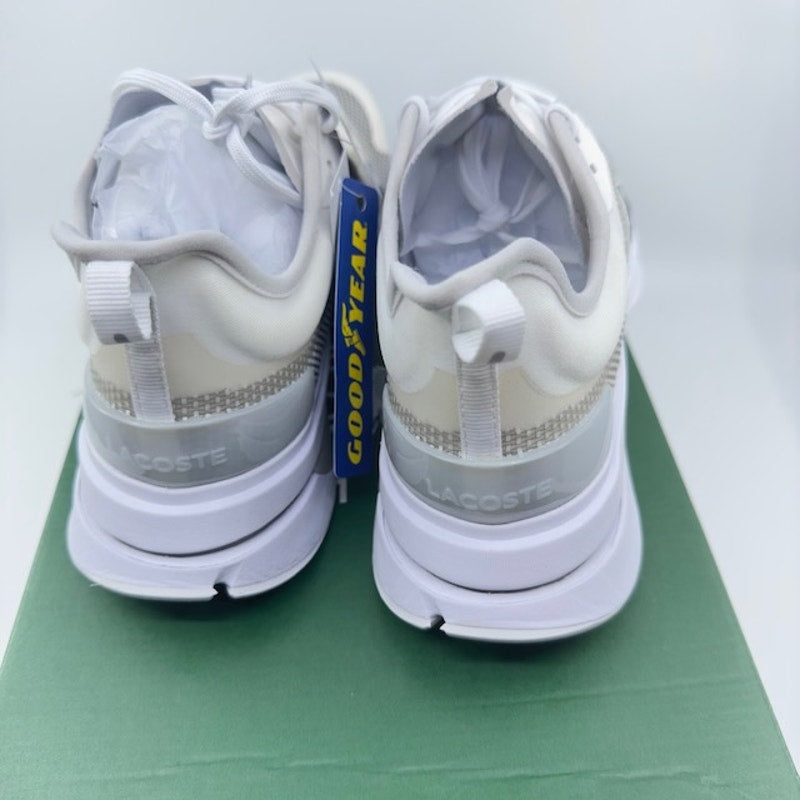 Lacoste Run Spin Ultra Textile Sneakers Shoes Lace Up Mesh White Womens Size 9.5