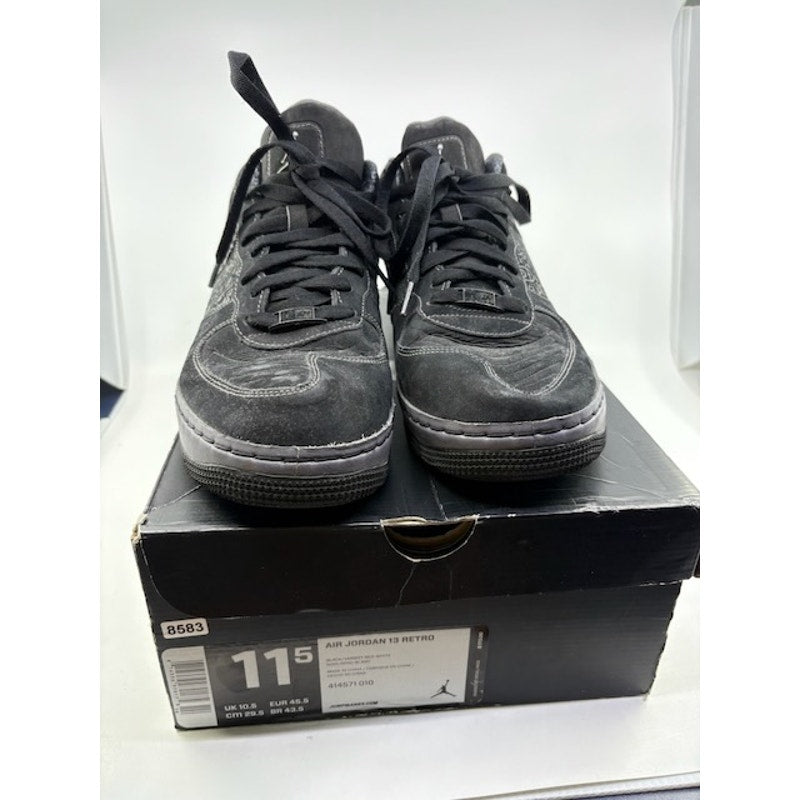 Nike Air Jordan Fusion 13 Basketball Shoes Black Grey 332122-001 Mens Size 11.5