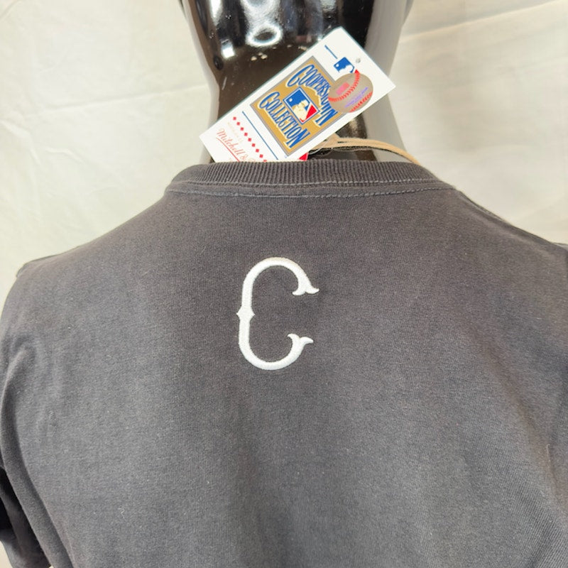 Mitchell & Ness MLB Insignia SS Tee Chicago White Sox Crewneck Black Size Small
