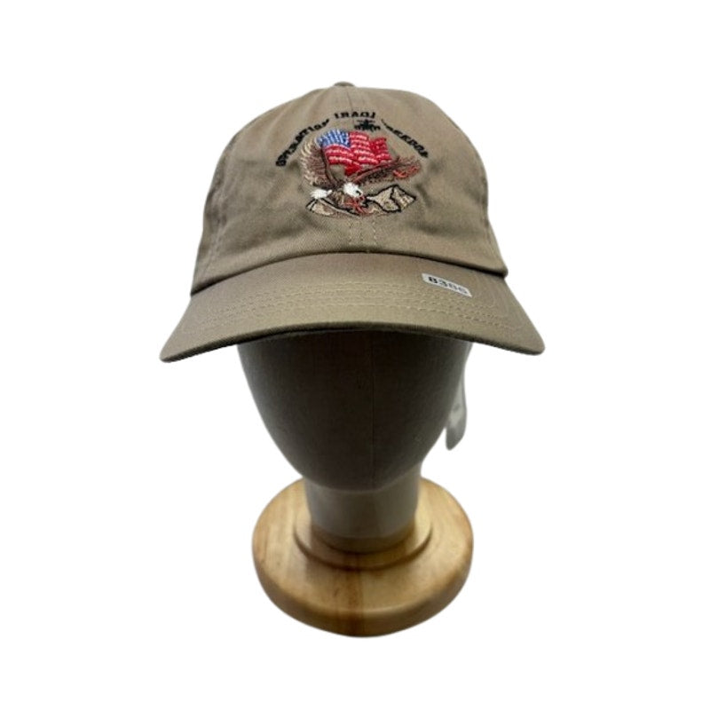 Task Force OEF Operation Iraqi Freedom Coalition Forces Strapback Hat Tan OS