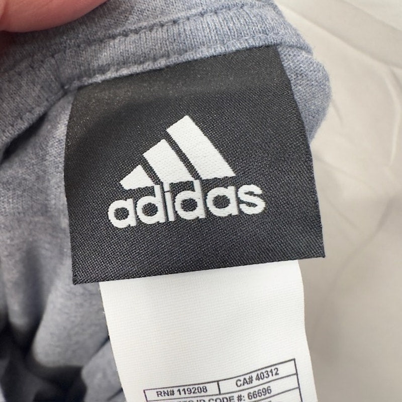 Adidas LA Galaxy Team Engineered Pocket T-Shirt Short Sleeve Gray Mens Size XL