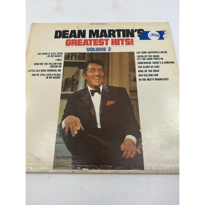 Dean Martin – Dean Martin's Greatest Hits! Volume 2 1973 Vinyl Album Record