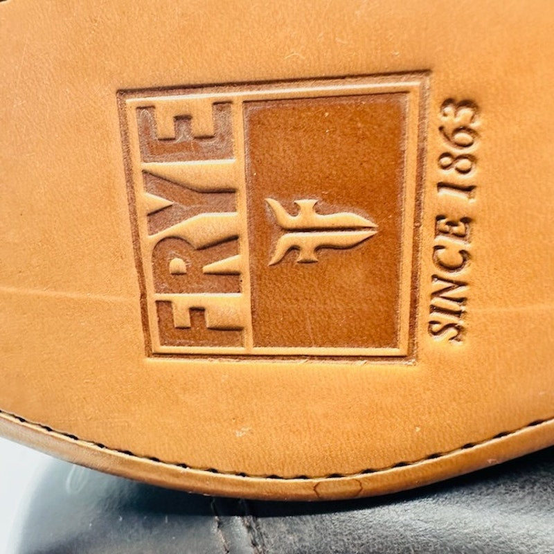 Frye Dorado Belted Riding Boots 77561 Leather Knee High Womens Size 6