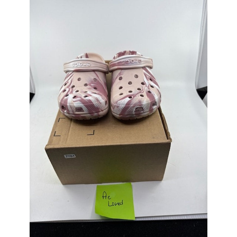 Crocs Classic Marbled Clog Slip-On Sandal Quartz/Multi Size Mens 5 Womens 7