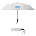 WeatherMan UNC North Carolina Tar Heels Compact Travel Umbrella NCAA White