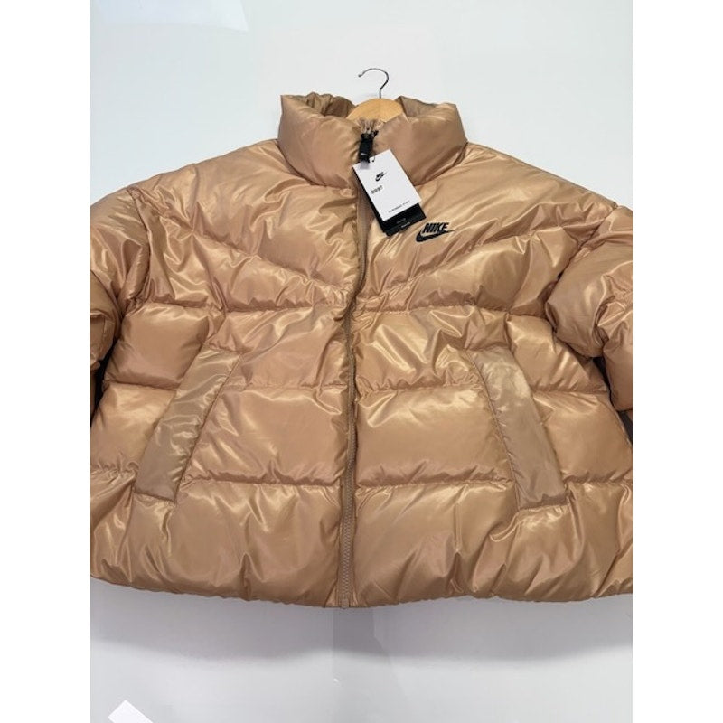 Women's Nike City Series Therma Jacket Tan DH4079-200 NWL Gold Tan Large Womens