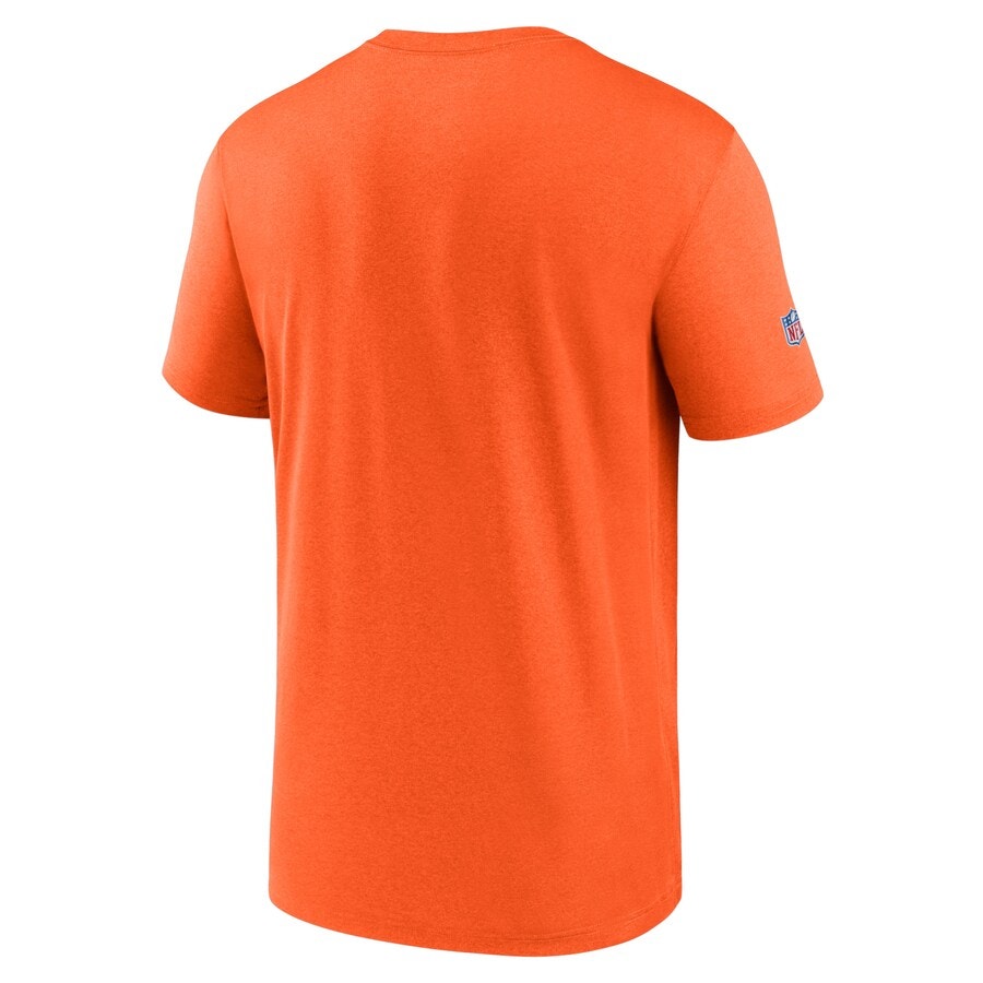 Nike Denver Broncos Sideline Impact Legend Performance T-Shirt Orange Mens L