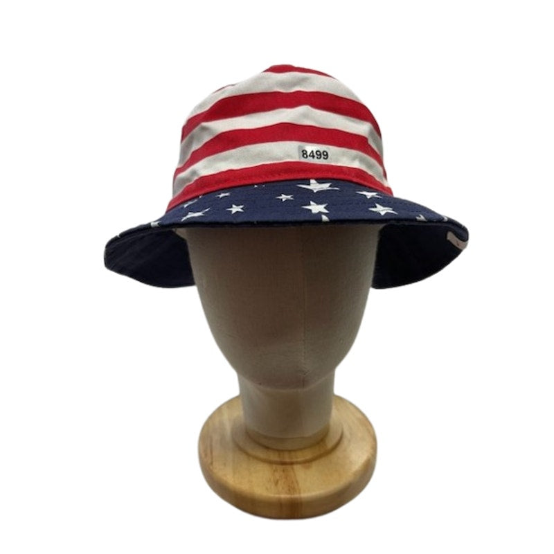 Nike Reversible Bucket Hat USA Flag Red White Blue Adult Unisex Size S/M