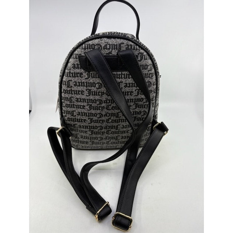 Juicy Couture Lollipop Small Backpack Gothic Printed Status Black/Beige OS