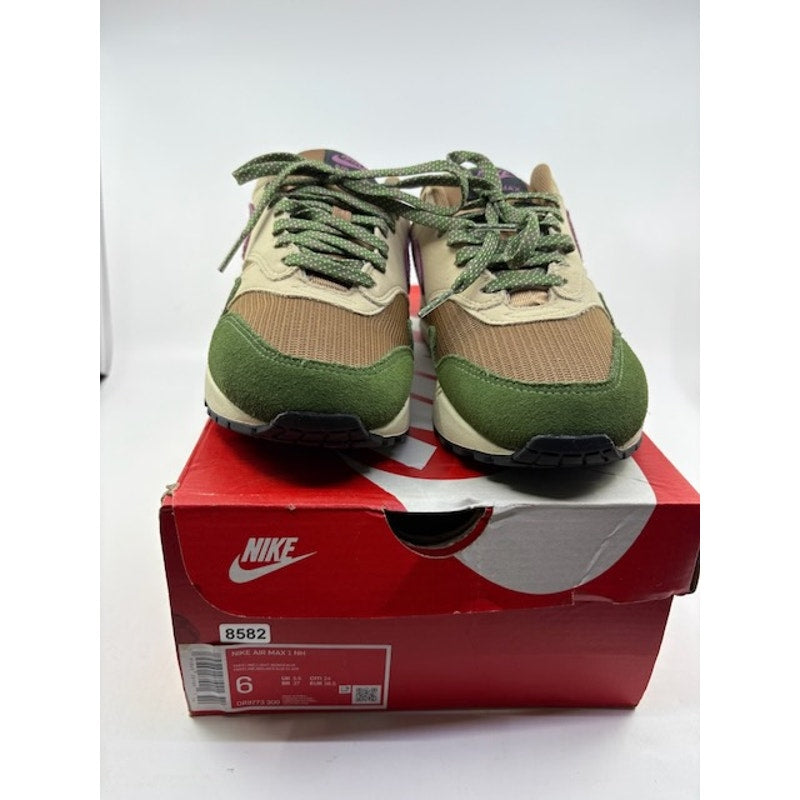 Nike Air Max 1 NH Treeline Shoes DR9773-300 Green Tan Purple Womens Size 6