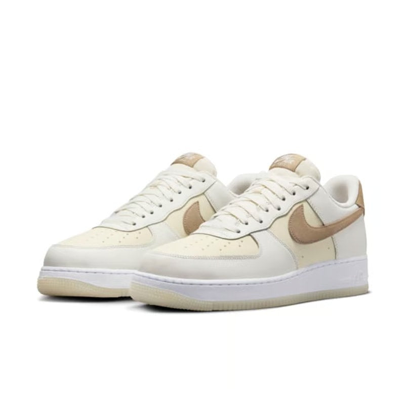 Nike Air Force 1 '07 LV8 Basketball Shoes FN5832-101 Coconut Milk/ Khaki Mens 11