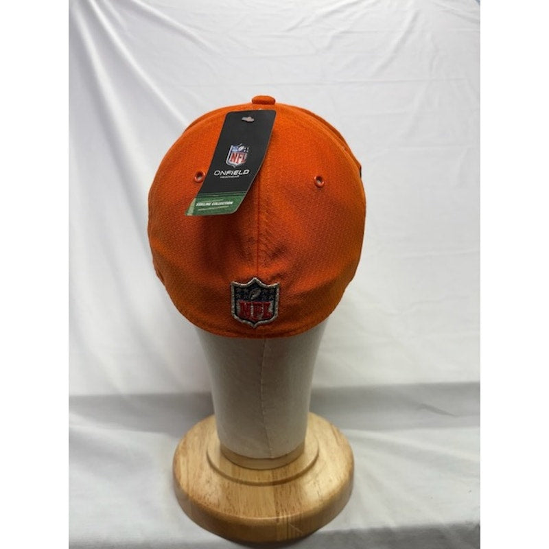 New Era Denver Broncos 39THIRTY Sideline On-Field Cap NFL Orange Unisex S/M