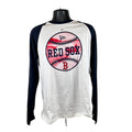 New Era Boston Red Sox T-Shirt Long Sleeves Crew Neck Graphic Print Mens Size XL
