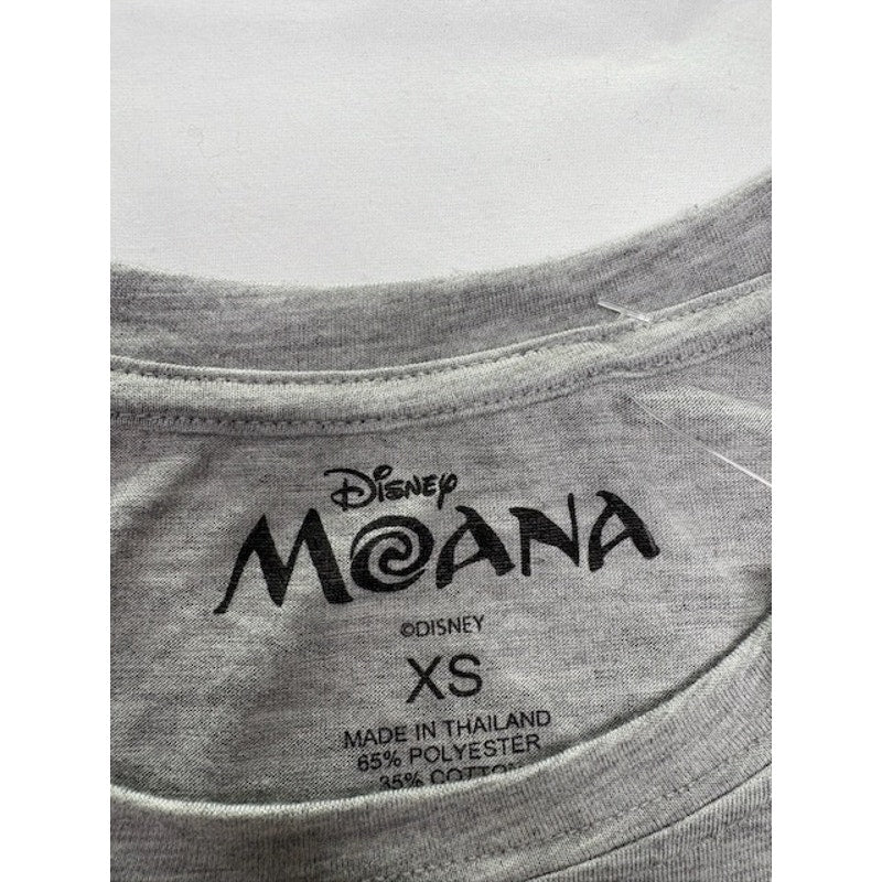 Disney Moana Look To The Stars Graphic High-Low T-Shirt Gray Juniors Size XS
