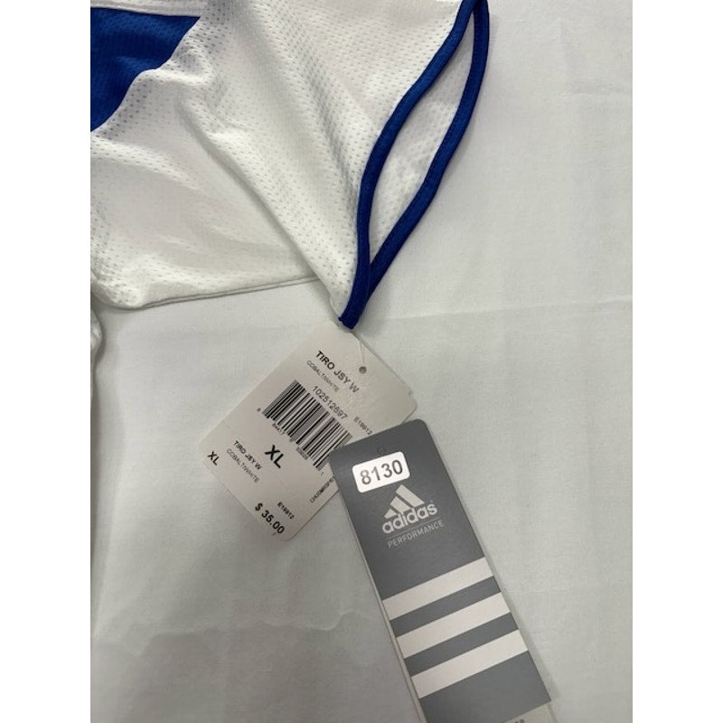 Adidas Tiro Soccer Football Jersey Short Sleeve Cobalt/White Womens Size XL