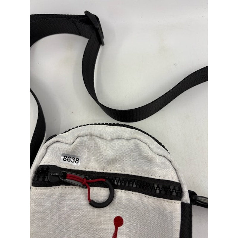 Nike Air Jordan Crossbody Mini Bag Jumpman Shoulder Pouch Logo Print White Red