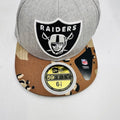New Era 59Fifty Las Vegas Raiders Baseball Cap Camo Brown Gray Mens 6 3/8